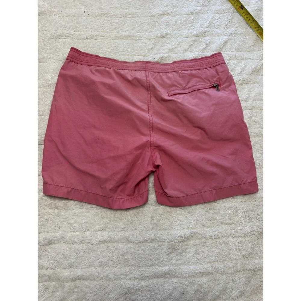 Onia Charles 5” Men’s Swim Shorts Size Small Pink Drawstring Swim Trunks